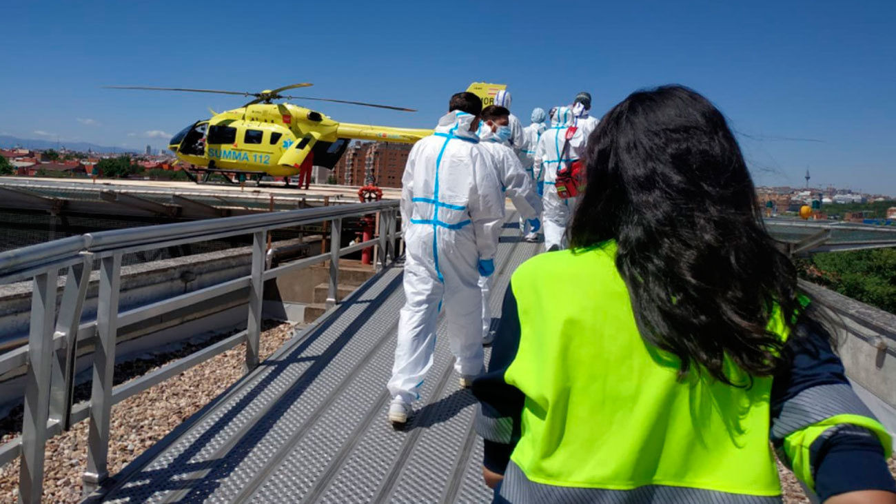 Herido muy grave al ser atropellado por un camión en Arganda del Rey