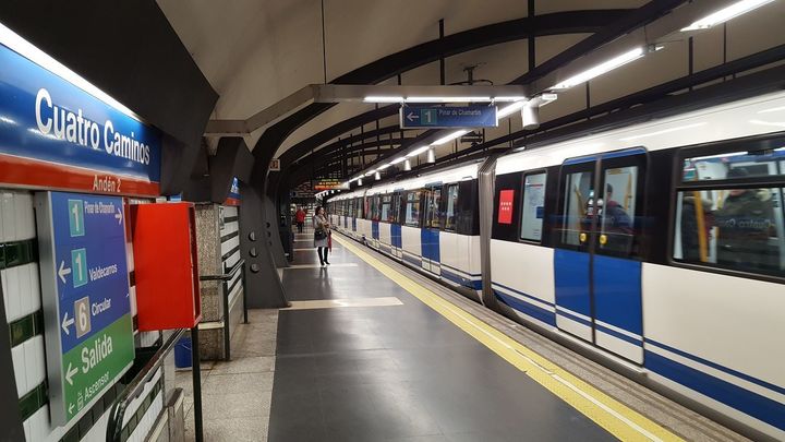 Adelanto de cierre en las estaciones de Metro de Canal y Cuatro Caminos