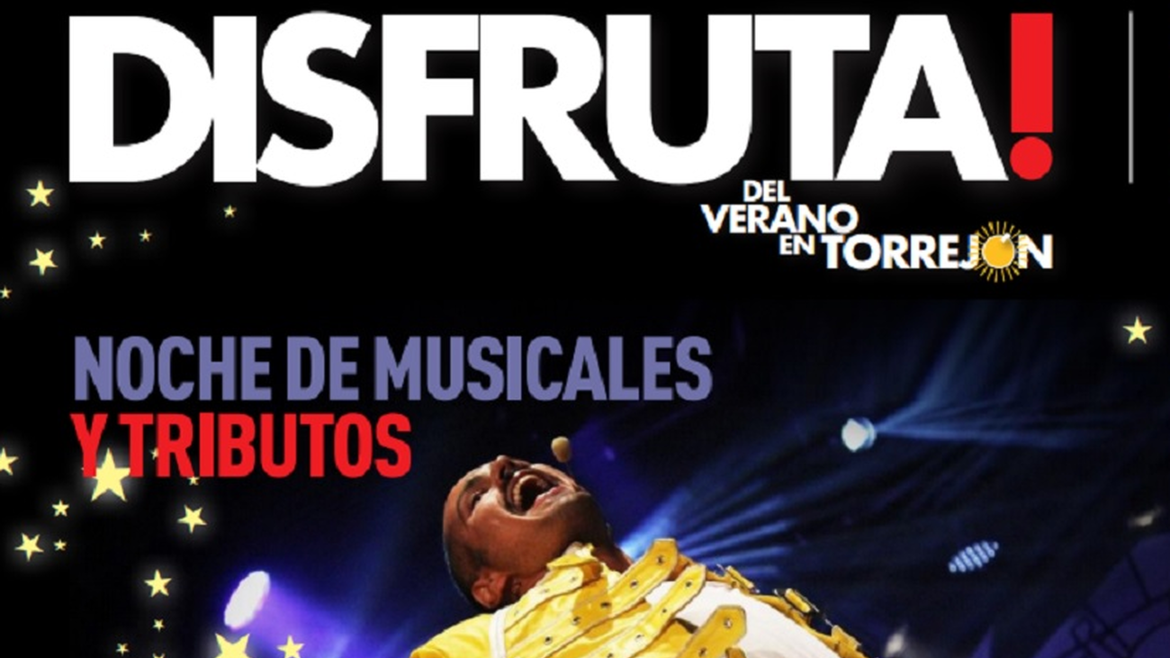 Cartel de uno de los conciertos tributo en 'La Noche de los musicales' de Torrejón de Ardoz