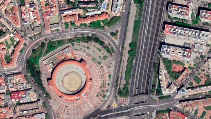 Plaza de toros (Google Earth) / REDACCIÓN