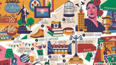 El Rastro de Madrid cuenta con un nuevo mapa cultural ilustrado y gratuito