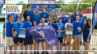 Cuatro Caminos, bronce en el Campeonato de España Máster de natación