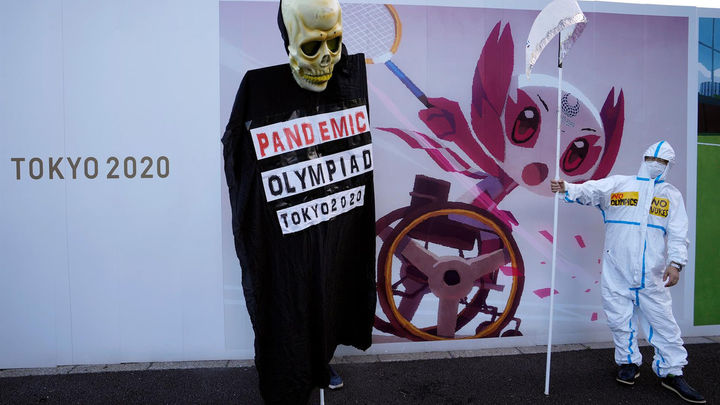 Inquietud y protestas en Japón a una semana de los Juegos Olímpicos