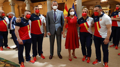 El Rey anima a los deportistas olímpicos: "Tenéis todo un país detrás"