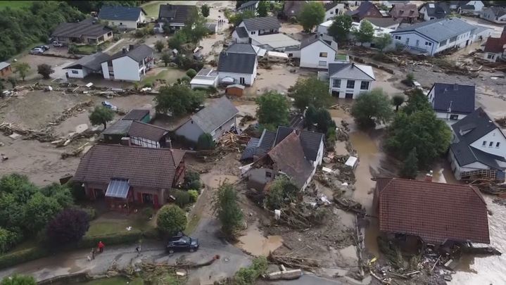 Imagen aérea de las inundaciones en Alemania / EFE