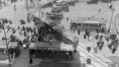 'Yo me bajo en la próxima', una exposición que  recuerda el paso del tranvía por Madrid