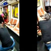Las imágenes de la brutal agresión en el metro de Madrid a un enfermero, al que golpean en un ojo