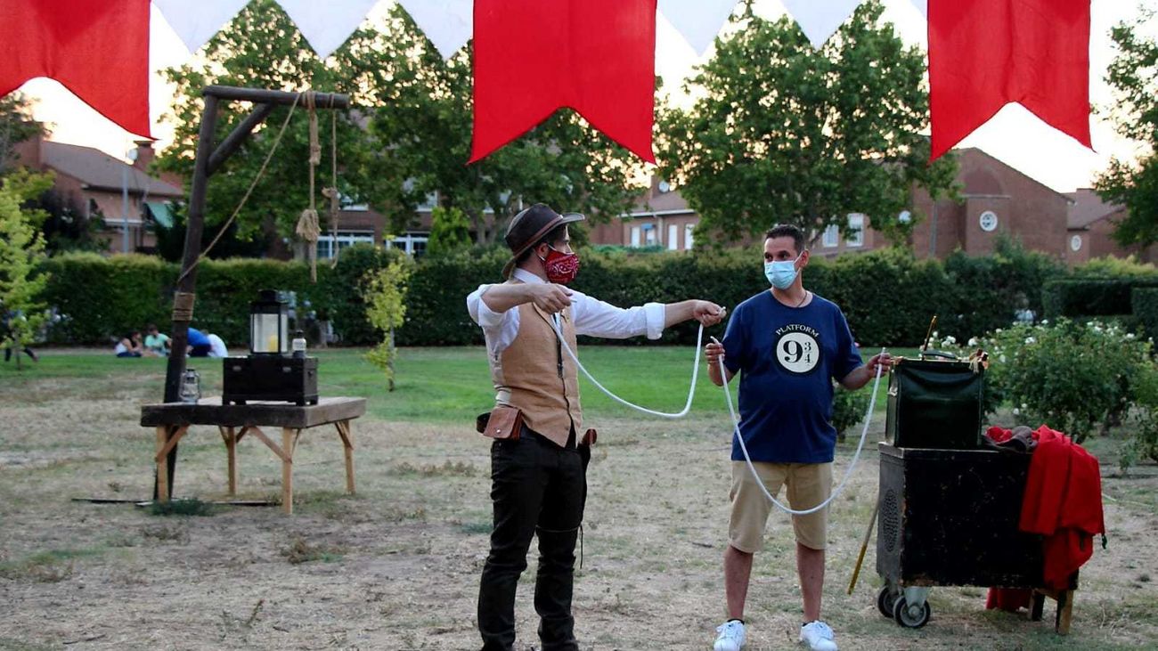 Arganda celebra sus fiestas de La Poveda con un mercado del Oeste