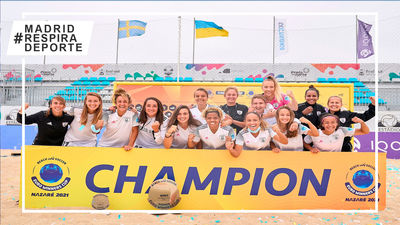 Madrid CFF, campeón de Europa de fútbol playa