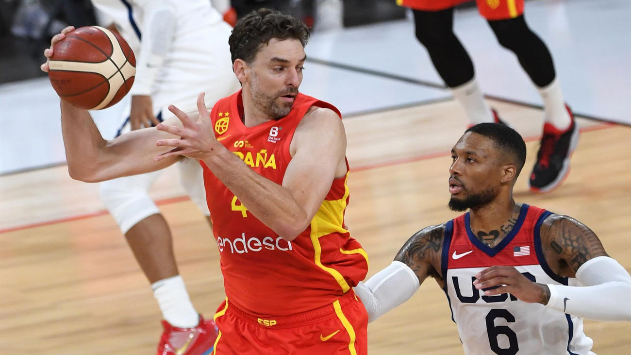 España hace sudar a Estados Unidos antes del reto olímpico