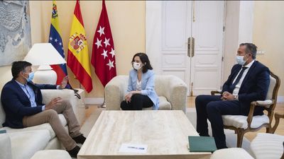 Díaz Ayuso recibe a Leopoldo López para hablar sobre Venezuela y Cuba