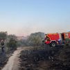 Incendio de pasto en Las Rozas próximo a viviendas y a la Ciudad del Fútbol