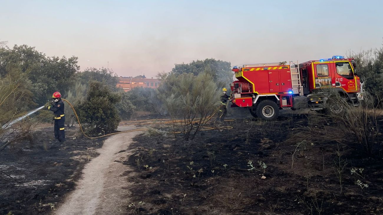 Incendio en Las Rozas