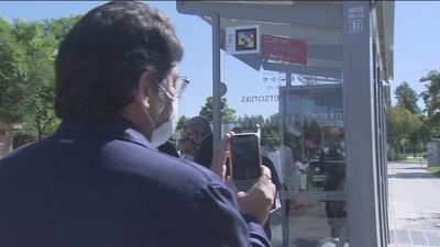 Paradas de bus accesibles en Madrid para personas con discapacidad visual
