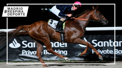 Los futuros jockeys se exhiben en el Hipódromo de La Zarzuela