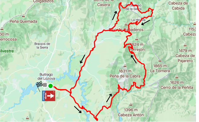 Segunda etapa de la Vuelta a Madrid / @FMCICLISMO