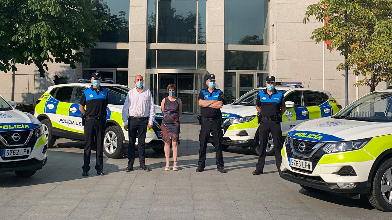 Nuevos vehículos de la Policía de Leganés