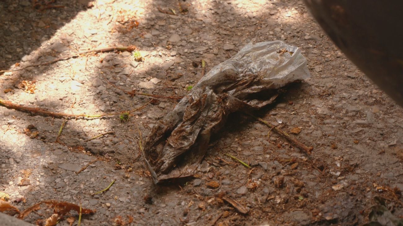 Unas bolsas de caca tienen en vilo a estos vecinos