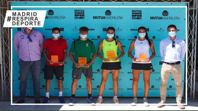 Carlos Córdoba y Ana Martínez, campeones de la segunda prueba del Mutua Madrid Open sub'16