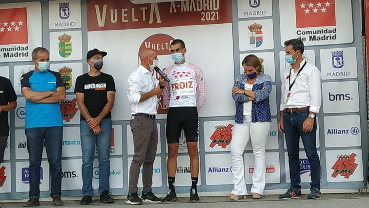 Daniel Jiménez, primer madrileño de la general / @FMCICLISMO