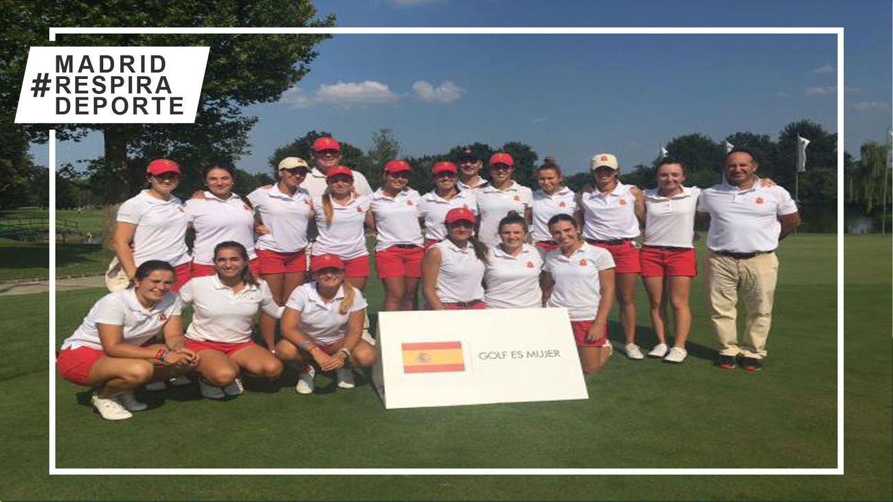 Esquipo español femenino de golf