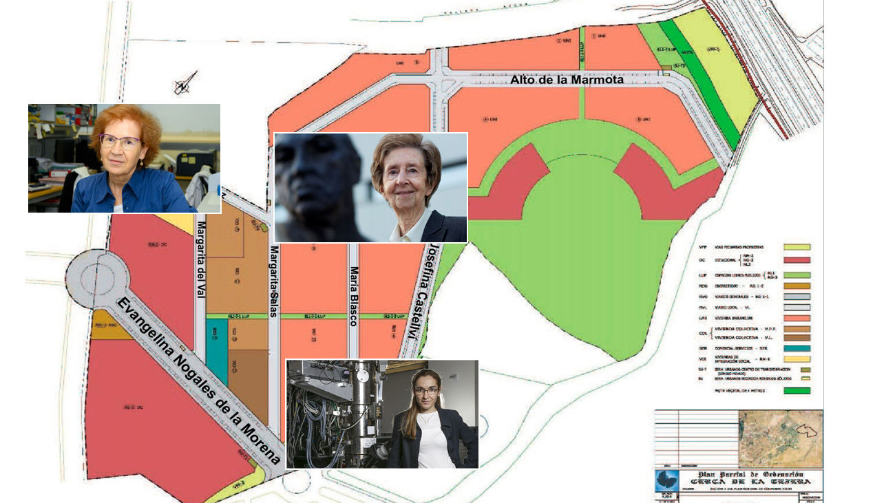 Nuevas calles de Colmenar Viejo dedicadas a las científicas españolas