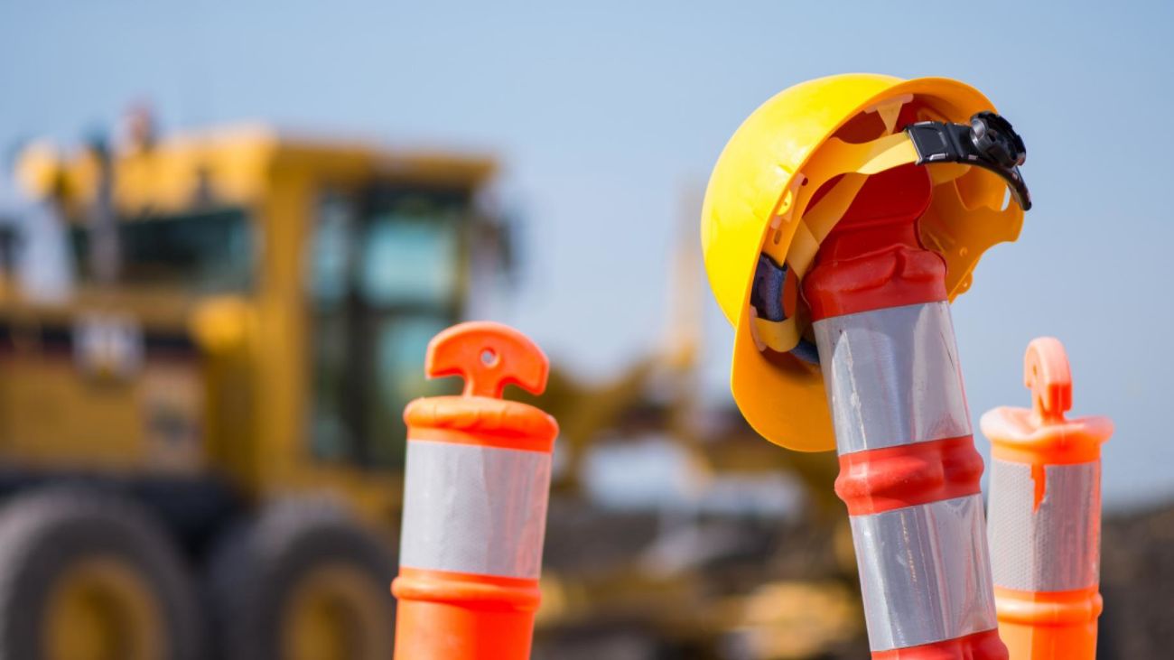 Imagen de obras en carretera