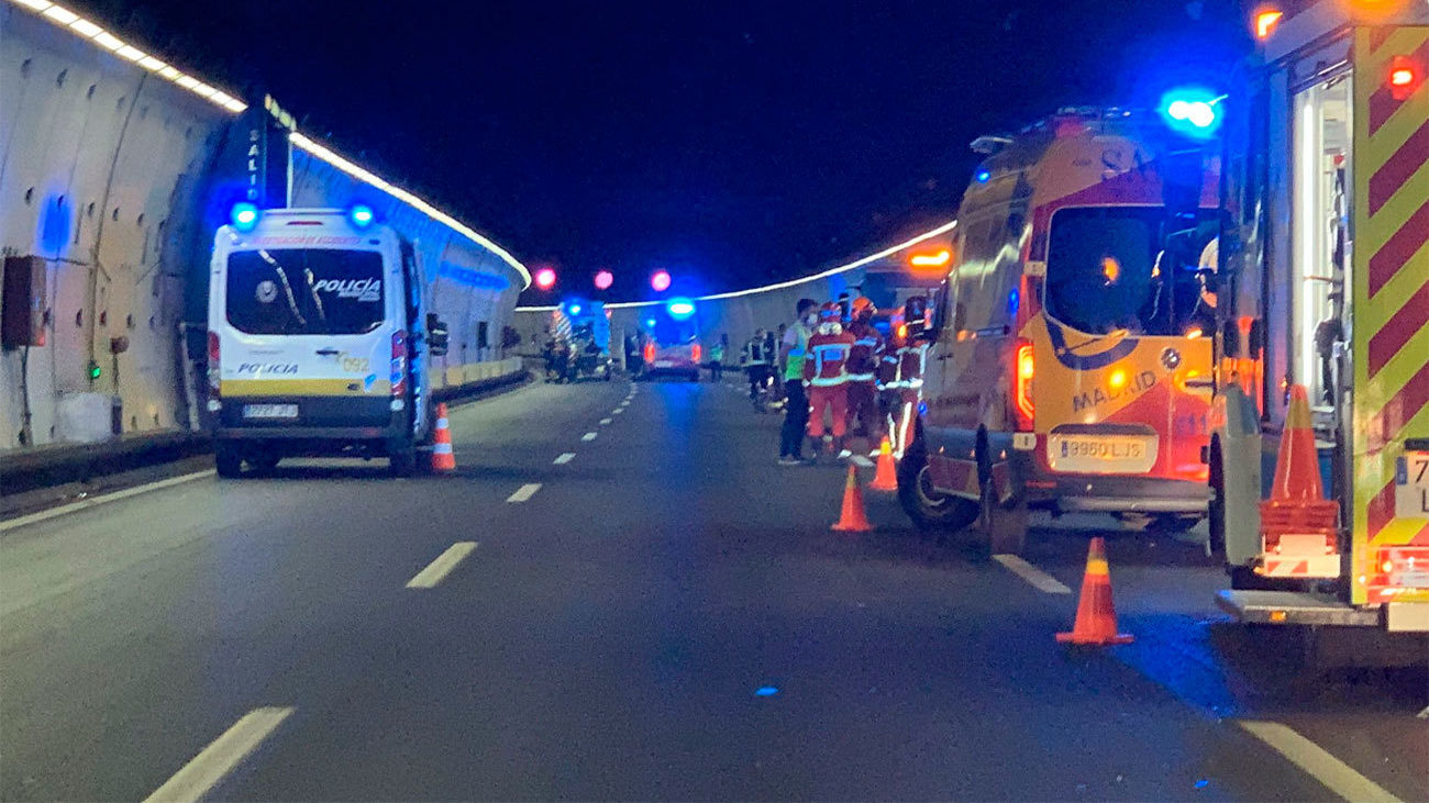 Accidente en la M-30