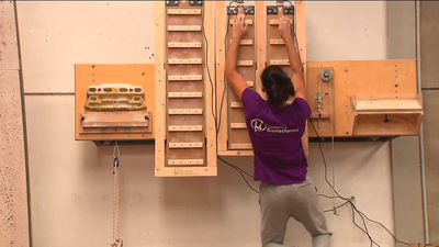 La escalada, deporte olímpico en Tokio, tiene  en Colmenar Viejo su primer laboratorio científico de España