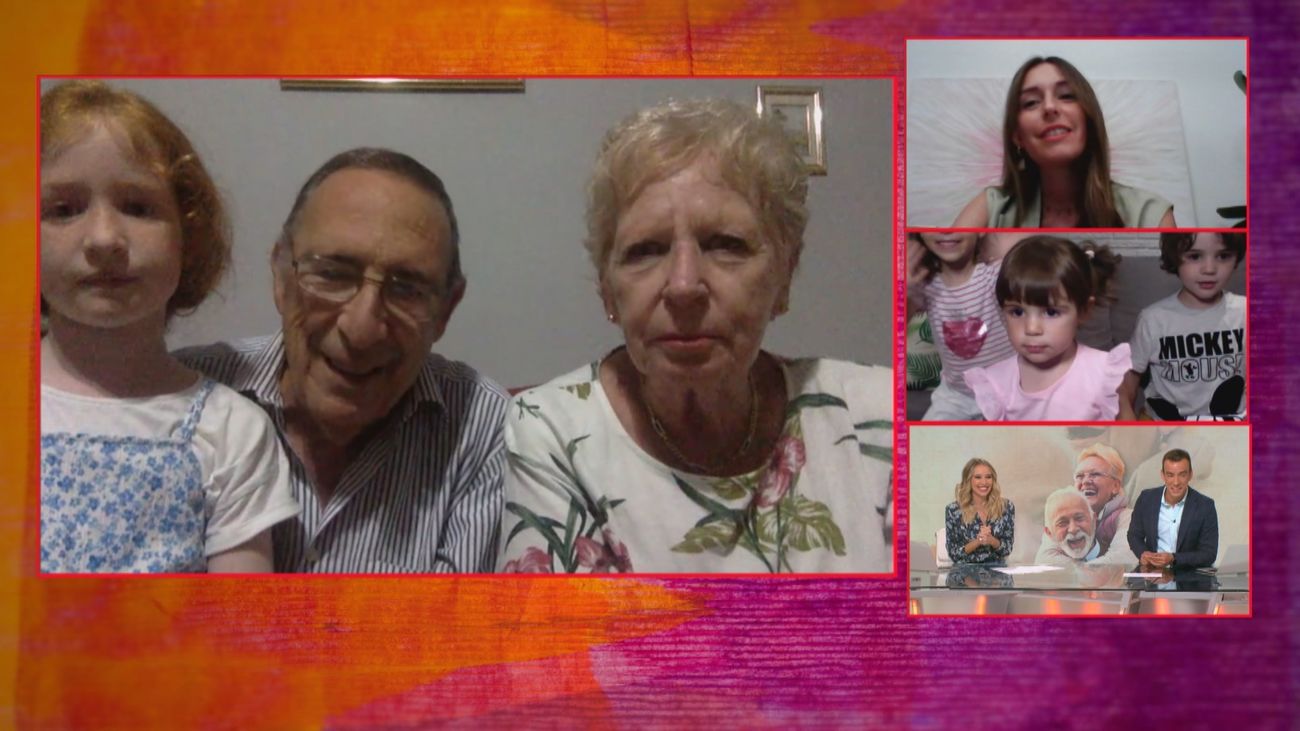 Sorprendemos a Francisco Muñoz, presidente de la Asociación de Abuelos de España, en el Día de los Abuelos