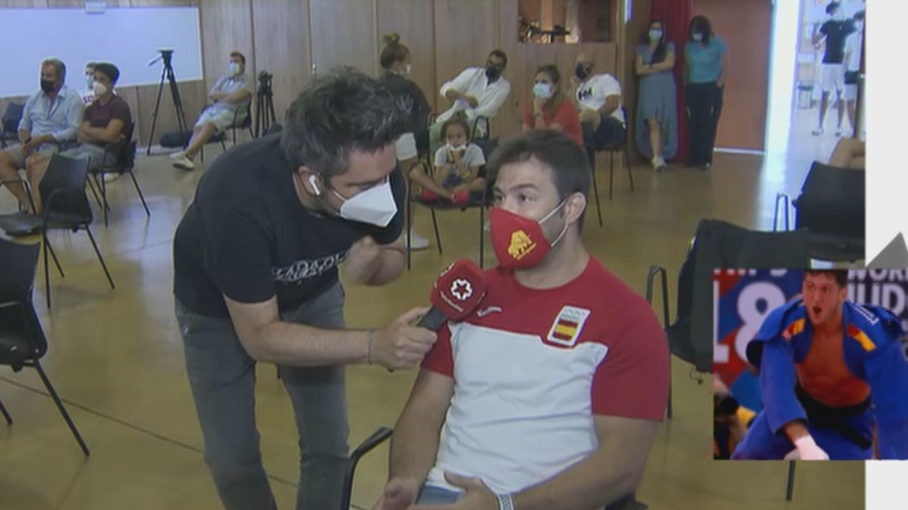 Brunete, pendiente de su judoca Nico 'Shera' en Tokio