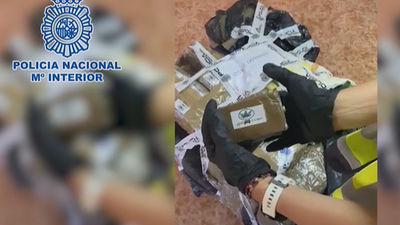 Tres detenidos con 243 kilos de hachís ocultos en un trastero en Leganés y en un coche