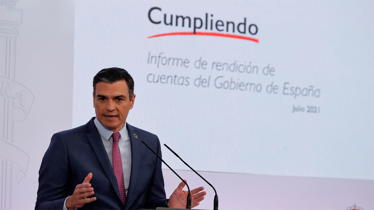 Un Sánchez triunfalista subraya el éxito de su gestión ante la "oposición destructiva" del PP