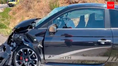 Cuatro heridos, entre ellos dos menores, en un choque frontal en Paracuellos del Jarama
