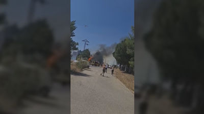 Nuevo incendio en Fuente el Saz