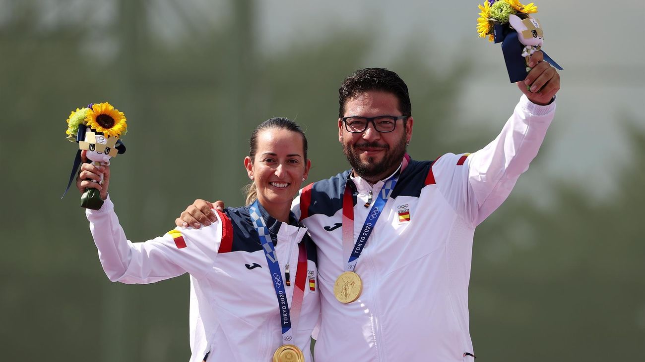 Fátima Gálvez y Alberto Fernández, medalla de oro  en tiro en Tokio