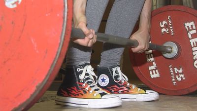 Sara Fuentes, enfermera y primera campeona de powerlifting en Madrid