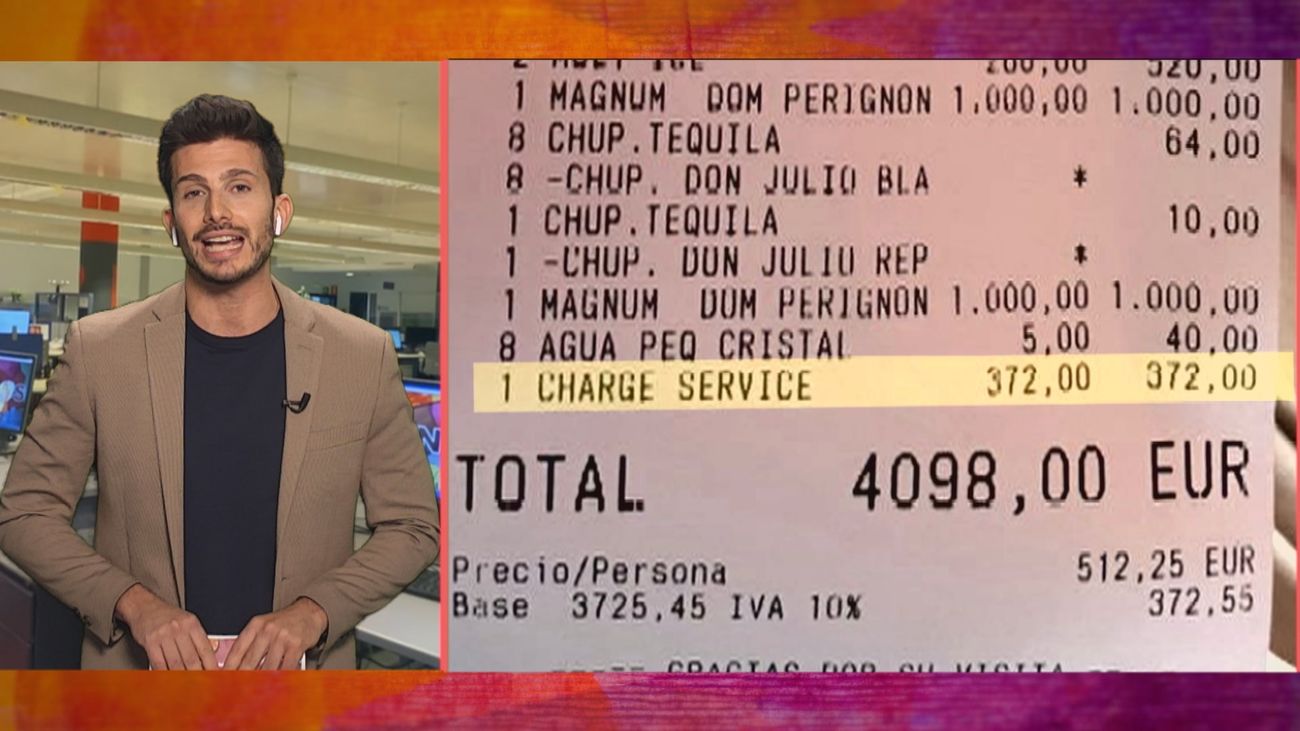 La desorbitada cuenta por champán y unas hamburguesas que ha hecho arder las redes sociales