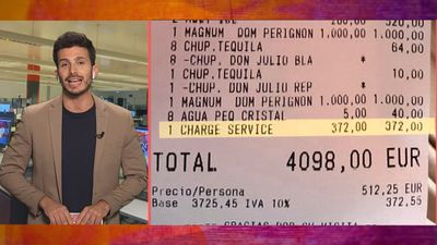 La desorbitada cuenta por champán y unas hamburguesas que ha hecho arder las redes sociales