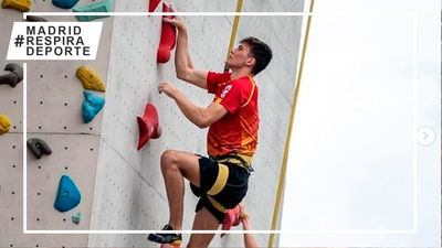 El madrileño Alejo Bernabé, subcampeón de Europa en escalada de velocidad