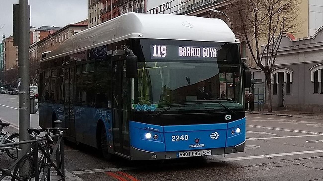 Autobús de la línea 119 de la EMT