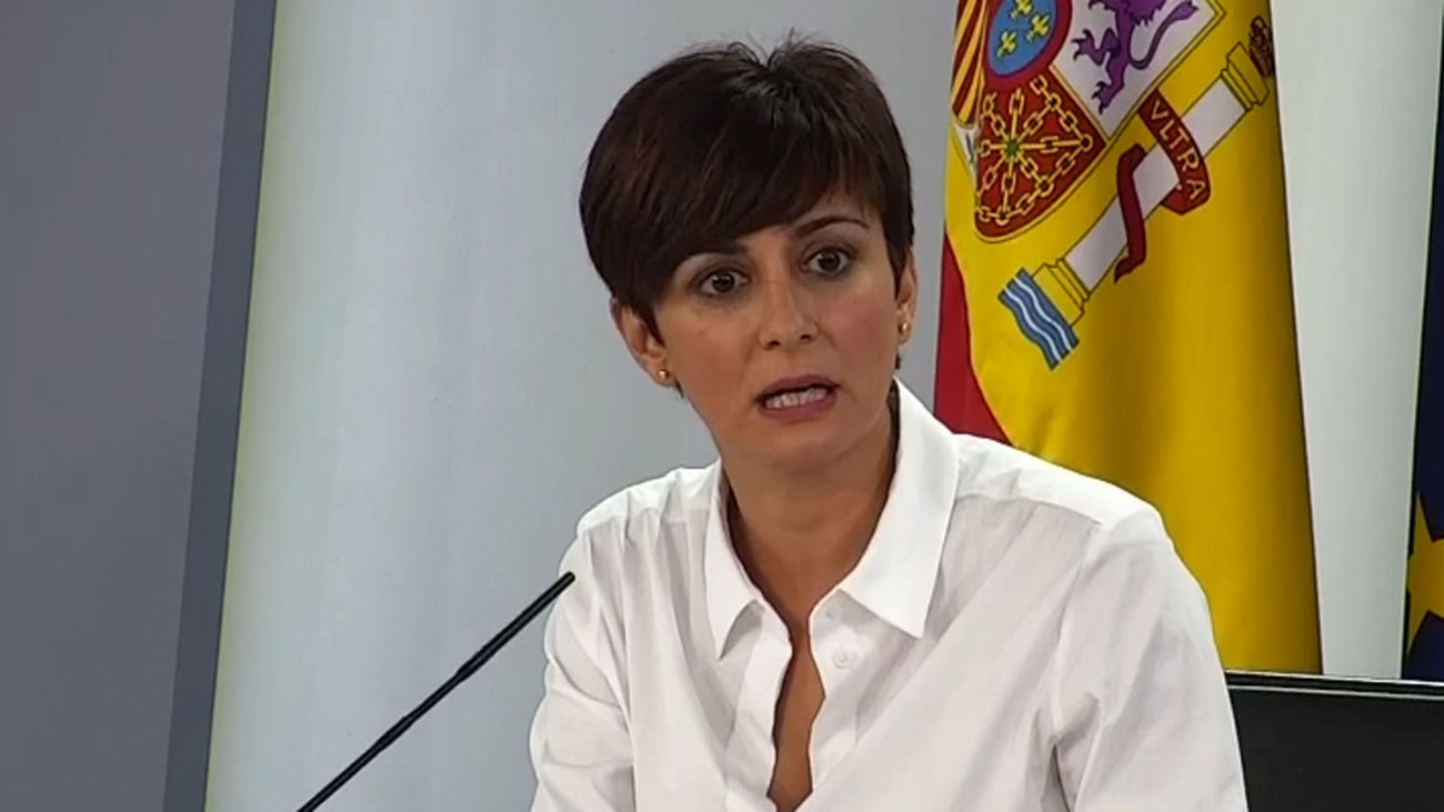Isabel Rodríguez, portavoz del Gobierno