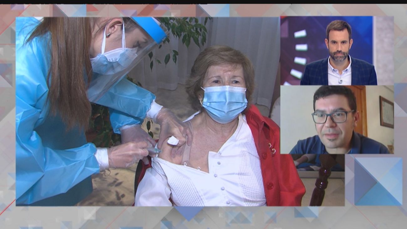 Los profesionales de las residencias piden una tercera dosis de la vacuna