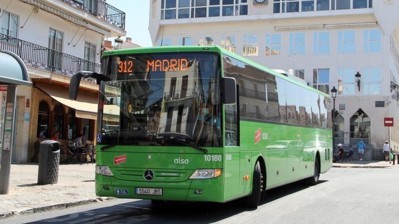 Autobús en Arganda del Rey