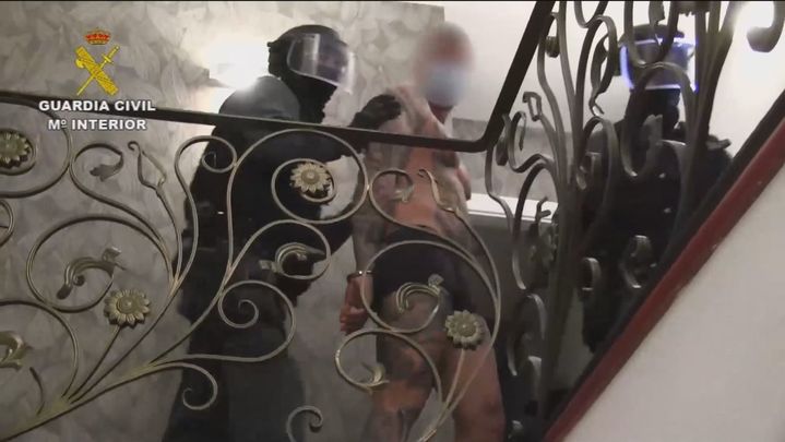 Detenido en la operación de la Guardia Civil contra el tráfico de drogas / TELEMADRID