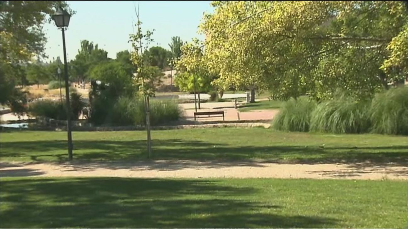 Los vecinos del parque Emperatriz María de Austria de Carabanchel, en pie de guerra contra el voley