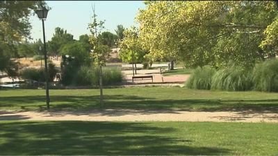 Los vecinos del parque Emperatriz María de Austria de Carabanchel, en pie de guerra contra el voley