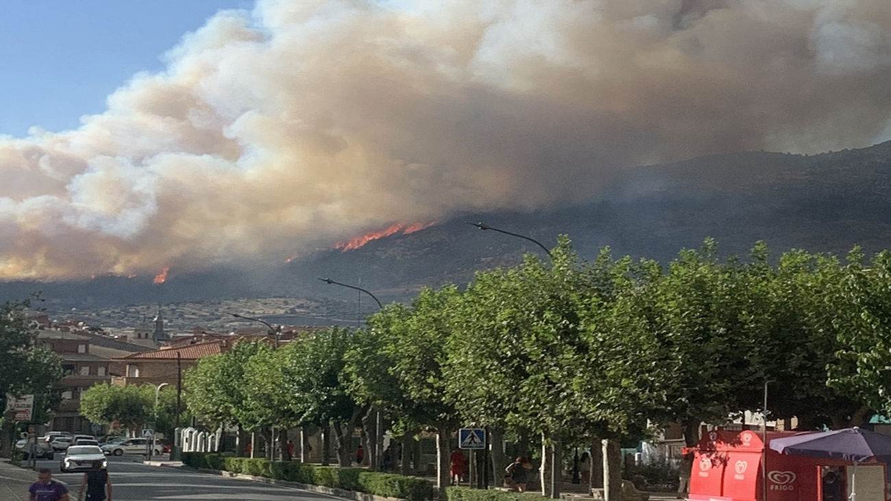 Incendio en El Tiemblo (Ávila)