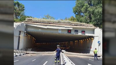 Rozando la tragedia en el túnel de la avenida del Planetario