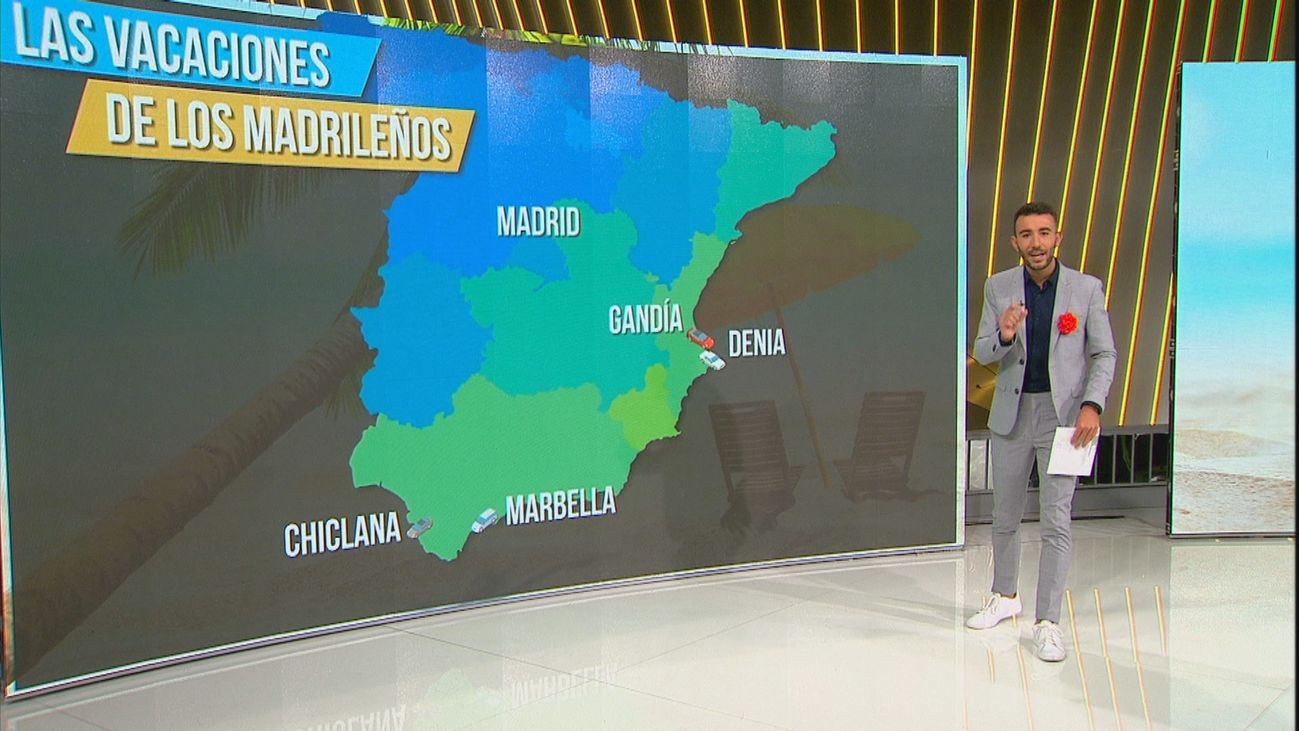 Los destinos preferidos por los madrileños para veranear